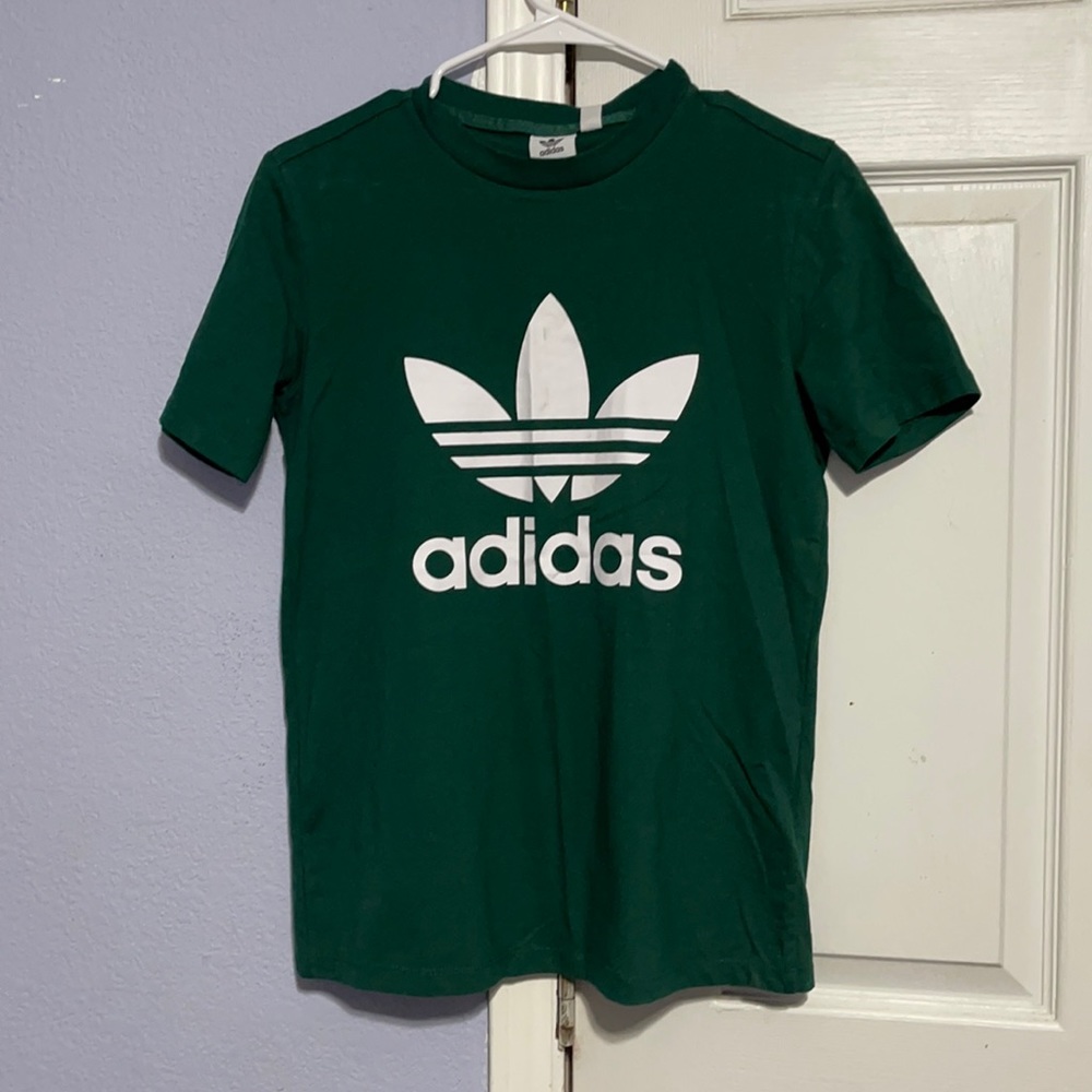 Adidas green t-shirt